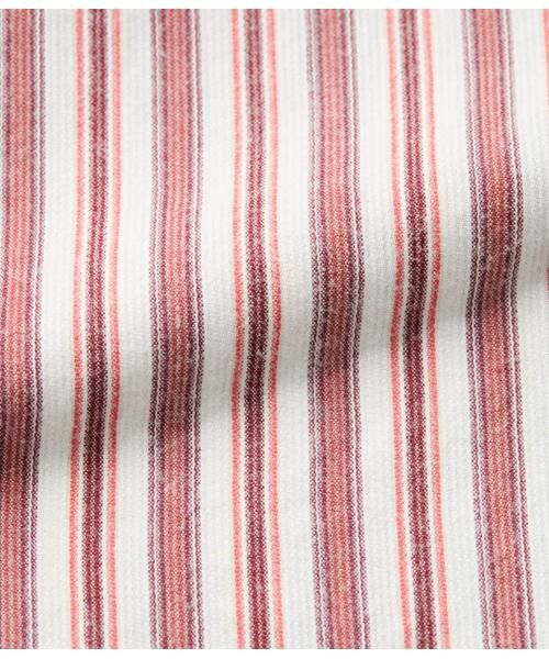 NEWYORKER / ニューヨーカー シャツ・ブラウス | ピケ ストライプ 長袖ショートボタンダウンシャツ | 詳細8
