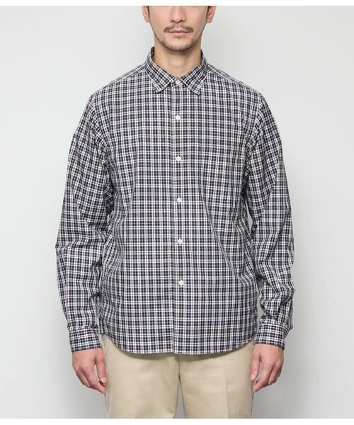 NEWYORKER / ニューヨーカー シャツ・ブラウス | GIZA COTTON ニューヨーカータータン 長袖 オーバーサイズシャツ | 詳細1
