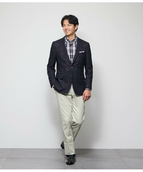 NEWYORKER / ニューヨーカー シャツ・ブラウス | ピケ ニューヨーカータータン 長袖ショートボタンダウンシャツ | 詳細7