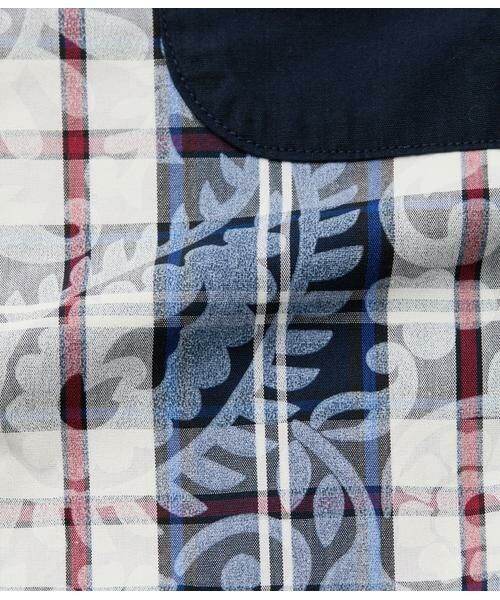 NEWYORKER / ニューヨーカー シャツ・ブラウス | ペイズリーニューヨーカータータン 半袖ショートボタンダウンシャツ | 詳細10