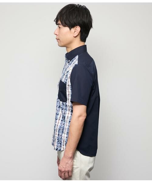 NEWYORKER / ニューヨーカー シャツ・ブラウス | ペイズリーニューヨーカータータン 半袖ショートボタンダウンシャツ | 詳細2