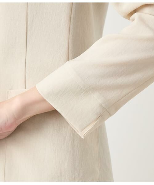 NEWYORKER / ニューヨーカー テーラードジャケット | ドライライトクロス Wブレストジャケット | 詳細3