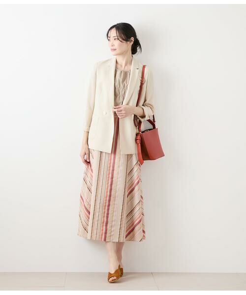 NEWYORKER / ニューヨーカー テーラードジャケット | ドライライトクロス Wブレストジャケット | 詳細8