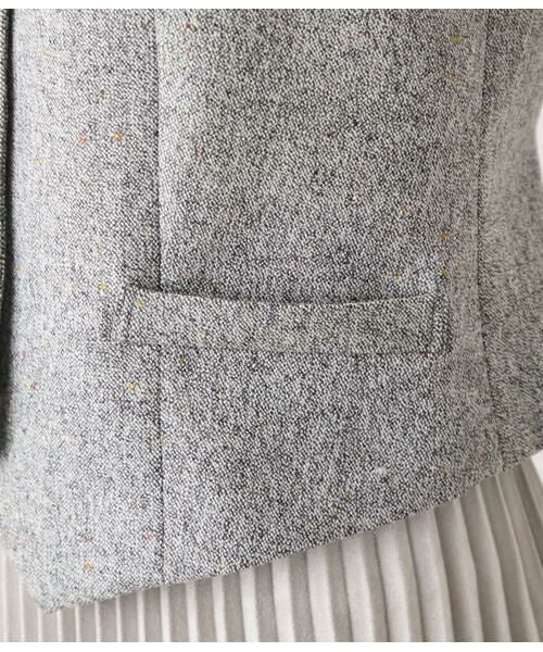 NEWYORKER / ニューヨーカー テーラードジャケット | ウールネップツィード Vネックベスト | 詳細4