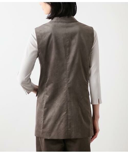 NEWYORKER / ニューヨーカー テーラードジャケット | ライトコール ダブルブレストジレ | 詳細2