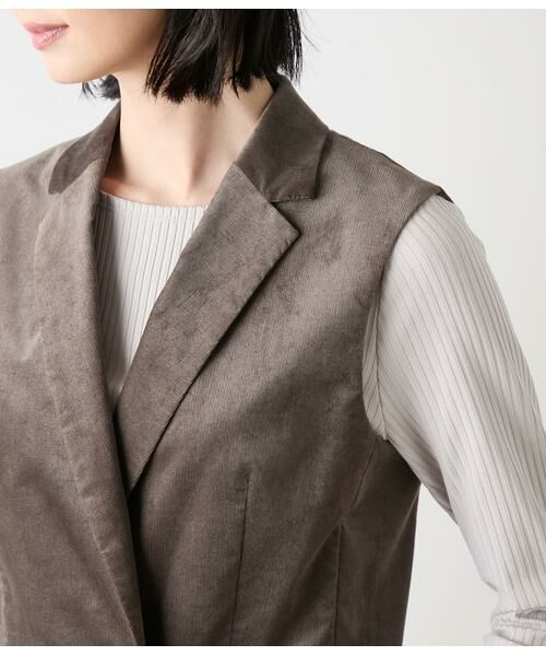 NEWYORKER / ニューヨーカー テーラードジャケット | ライトコール ダブルブレストジレ | 詳細3