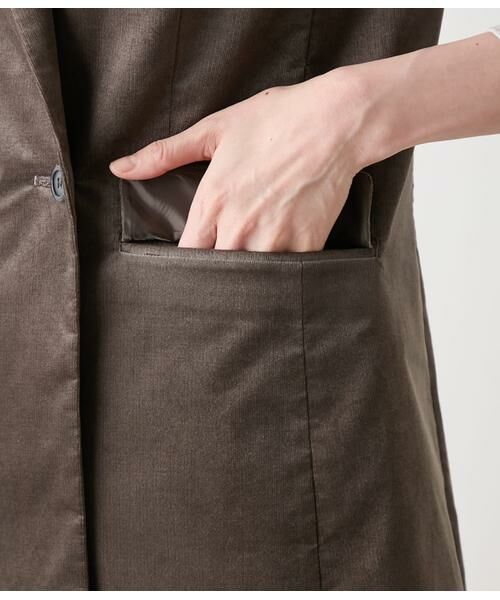 NEWYORKER / ニューヨーカー テーラードジャケット | ライトコール ダブルブレストジレ | 詳細4