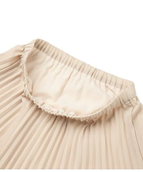 NEWYORKER / ニューヨーカー ミニ・ひざ丈スカート | リサイクルポリエステルシアーローン プリーツスカート | 詳細3