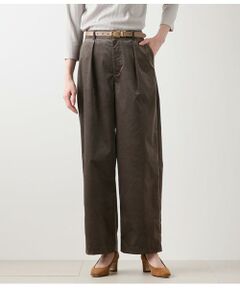 NEWYORKER / ニューヨーカー チノ・ワークパンツ | ライトコール ワイドパンツ