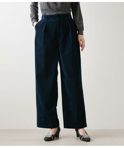 NEWYORKER / ニューヨーカー チノ・ワークパンツ | ライトコール ワイドパンツ | 詳細10