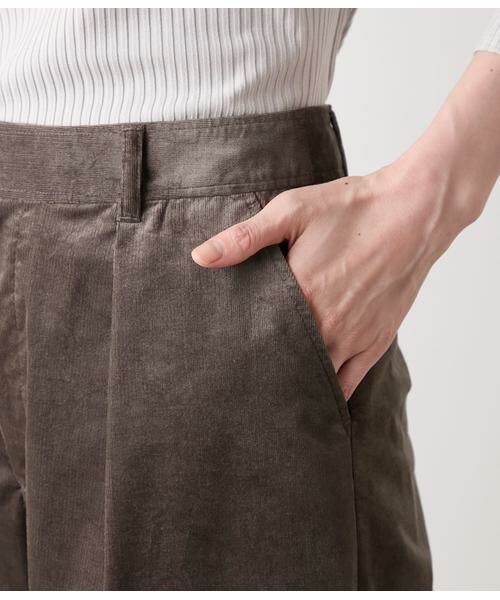 NEWYORKER / ニューヨーカー チノ・ワークパンツ | ライトコール ワイドパンツ | 詳細4
