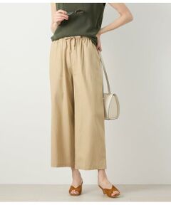 NEWYORKER / ニューヨーカー チノ・ワークパンツ | リネン混プレーンウィーブ ドロストイージーパンツ