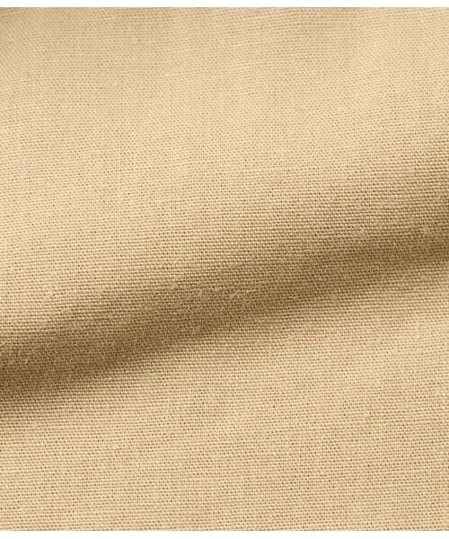 NEWYORKER / ニューヨーカー チノ・ワークパンツ | リネン混プレーンウィーブ ドロストイージーパンツ | 詳細10