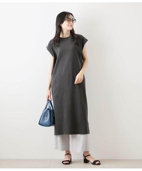 NEWYORKER / ニューヨーカー チノ・ワークパンツ | リネン混プレーンウィーブ ドロストイージーパンツ | 詳細14