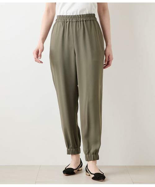 NEWYORKER / ニューヨーカー チノ・ワークパンツ | ポリエステルダブルクロス テーパードジョガーパンツ | 詳細11