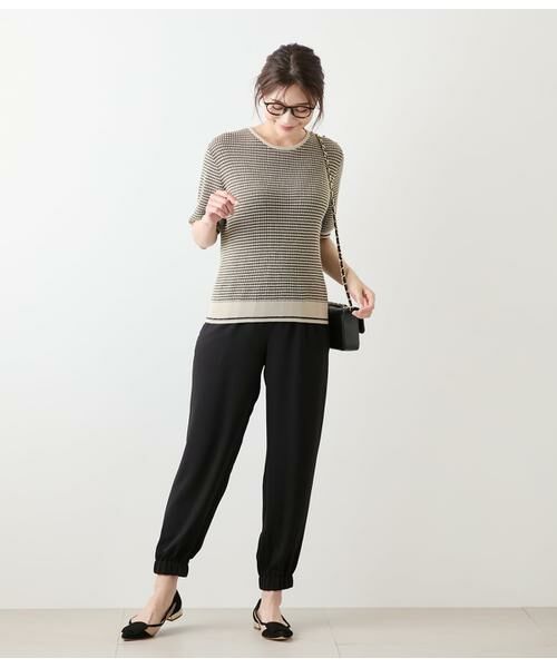 NEWYORKER / ニューヨーカー チノ・ワークパンツ | ポリエステルダブルクロス テーパードジョガーパンツ | 詳細6