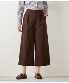 NEWYORKER / ニューヨーカー その他パンツ | ウーステッドポリエステル ワンタックガウチョパンツ