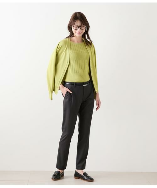 NEWYORKER / ニューヨーカー チノ・ワークパンツ | TRストレッチツイル テーパードパンツ | 詳細10