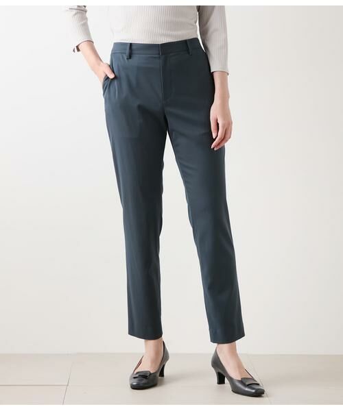 NEWYORKER / ニューヨーカー チノ・ワークパンツ | TRストレッチツイル テーパードパンツ | 詳細13