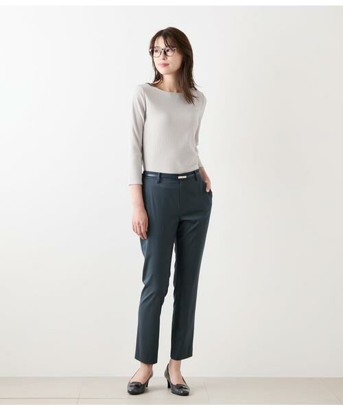 NEWYORKER / ニューヨーカー チノ・ワークパンツ | TRストレッチツイル テーパードパンツ | 詳細14