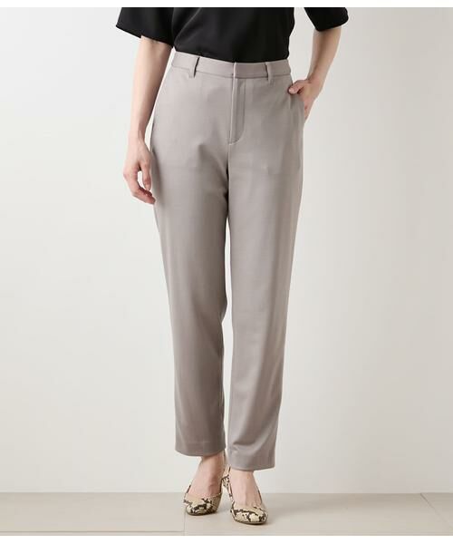 NEWYORKER / ニューヨーカー スラックス・ドレスパンツ | モクロディクリア テーパードパンツ | 詳細1