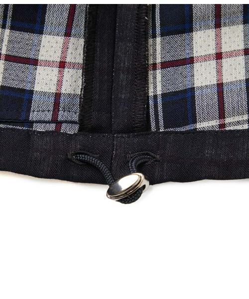 NEWYORKER / ニューヨーカー レザーブルゾン・ジャケット | シアー接結ニューヨーカータータン フーデットブルゾン | 詳細7