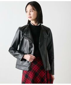 NEWYORKER / ニューヨーカー その他アウター | ゴートレザー ダブルブレストライダースジャケット