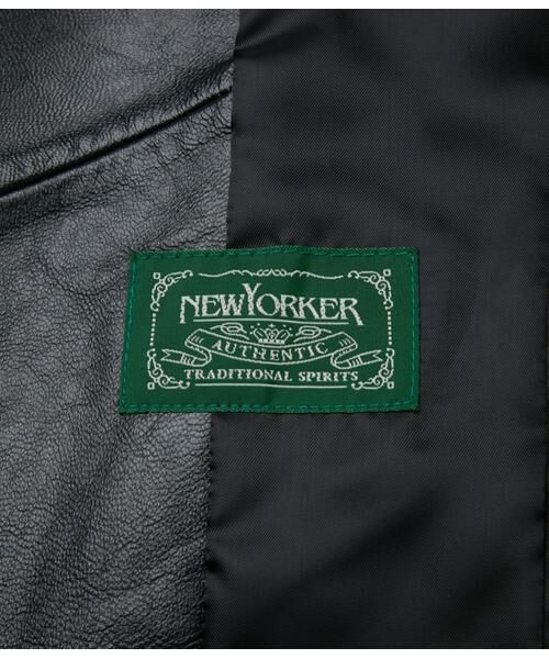NEWYORKER / ニューヨーカー その他アウター | ゴートレザー ダブルブレストライダースジャケット | 詳細10