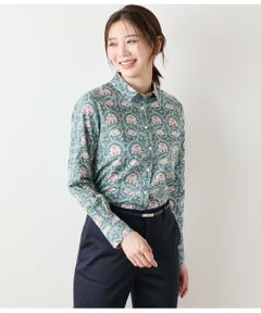 NEWYORKER / ニューヨーカー シャツ・ブラウス | リバティ ウィリアム・モリス アフリカンマリーゴールド レギュラーカラー長袖シャツ