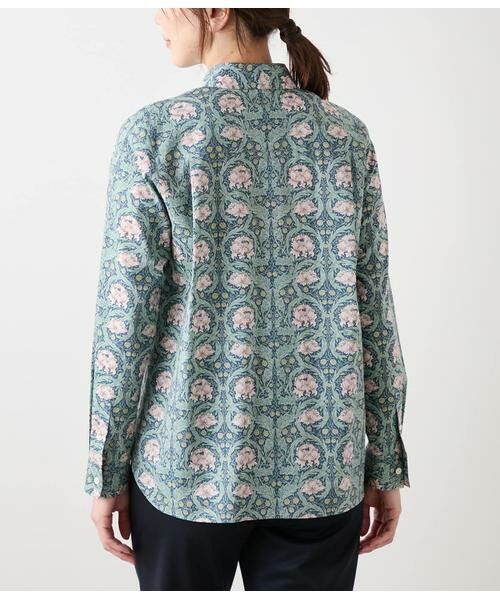 NEWYORKER / ニューヨーカー シャツ・ブラウス | リバティ ウィリアム・モリス アフリカンマリーゴールド レギュラーカラー長袖シャツ | 詳細2