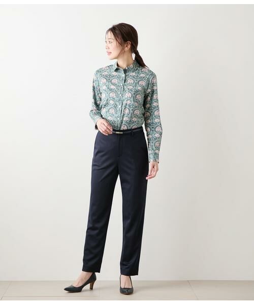 NEWYORKER / ニューヨーカー シャツ・ブラウス | リバティ ウィリアム・モリス アフリカンマリーゴールド レギュラーカラー長袖シャツ | 詳細4