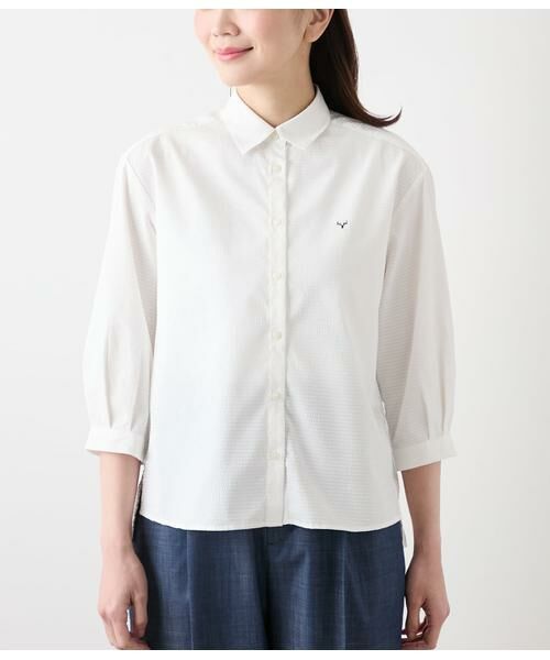 NEWYORKER / ニューヨーカー シャツ・ブラウス | 7分袖シャツ | 詳細1