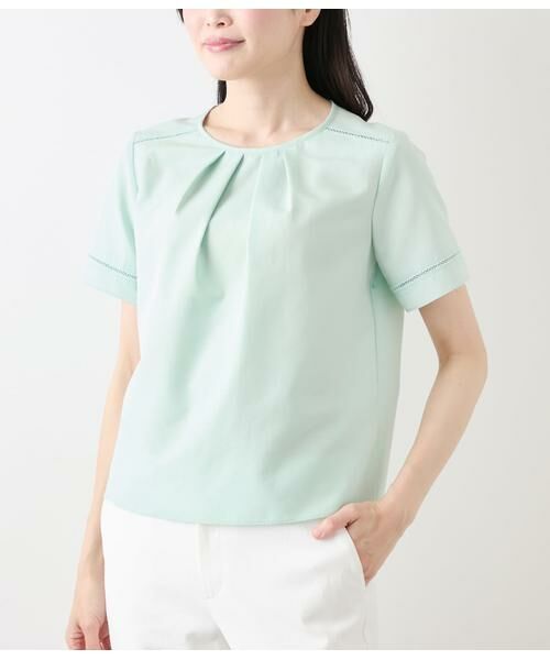 NEWYORKER / ニューヨーカー シャツ・ブラウス | ライトタンブラークロス Tブラウス | 詳細1