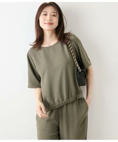 NEWYORKER / ニューヨーカー シャツ・ブラウス | ポリエステルダブルクロス フロントギャザーブラウス