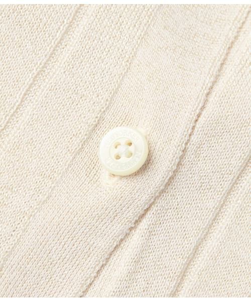 NEWYORKER / ニューヨーカー カーディガン・ボレロ | ヴィスコースポリエステル ワイドリブ9分袖クル―ネックカーディガン | 詳細13