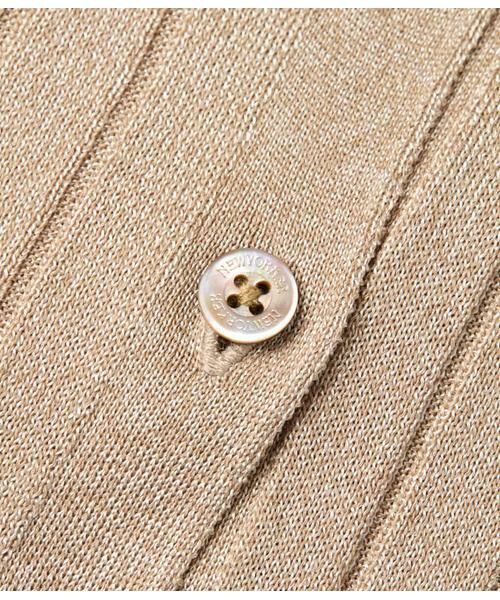 NEWYORKER / ニューヨーカー カーディガン・ボレロ | ヴィスコースポリエステル ワイドリブ9分袖クル―ネックカーディガン | 詳細20