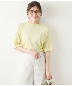 NEWYORKER / ニューヨーカー ニット・セーター | ギザコットンホールガーメント(R) 5分袖プルオーバー