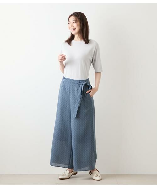 NEWYORKER / ニューヨーカー ニット・セーター | ギザコットンホールガーメント(R) 5分袖プルオーバー | 詳細7