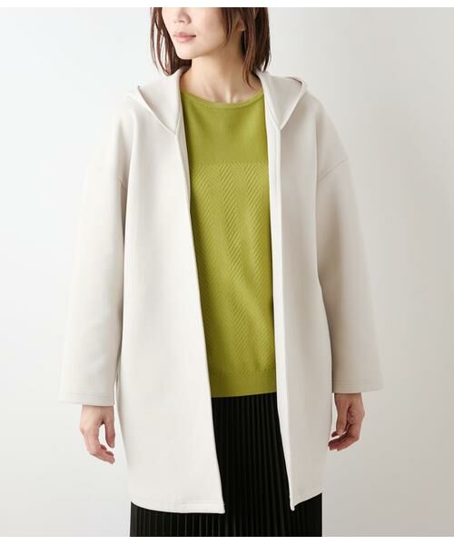 NEWYORKER / ニューヨーカー その他アウター | ポリエステルダンボールライト フーデットコーディガン | 詳細1