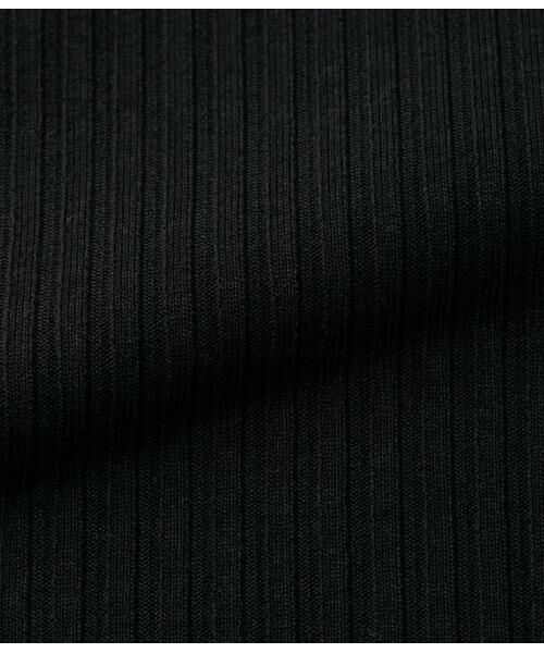 NEWYORKER / ニューヨーカー カットソー | リブストレッチ クルーネック7分袖カットソー | 詳細12