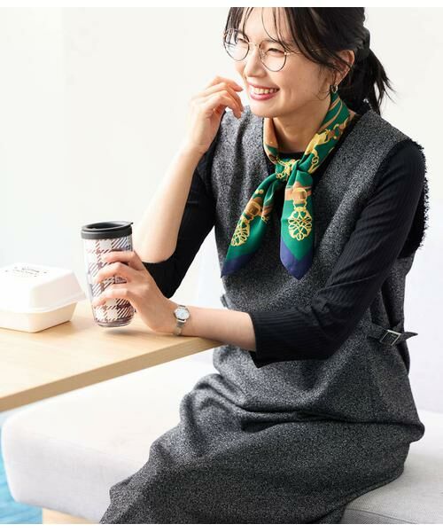 NEWYORKER / ニューヨーカー カットソー | リブストレッチ クルーネック7分袖カットソー | 詳細13