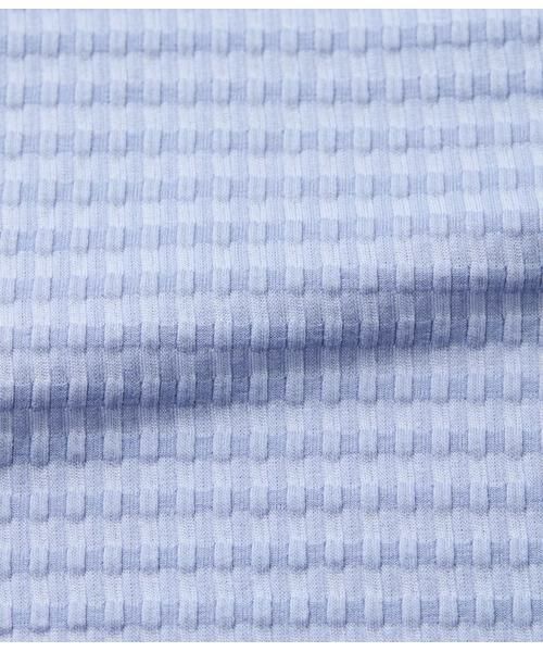 NEWYORKER / ニューヨーカー Tシャツ | 格子サッカージャカードシルケット クルーネックカットソー | 詳細5