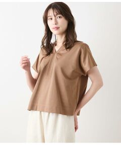 NEWYORKER / ニューヨーカー Tシャツ | ハイツイストツイル Vネック半袖プルオーバー