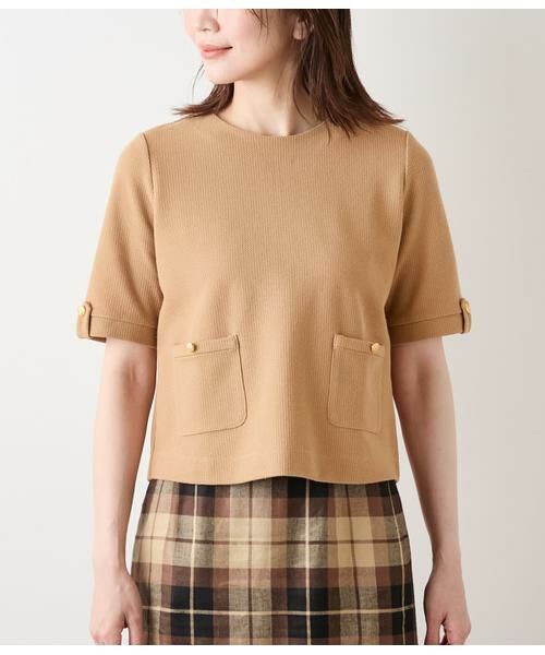 NEWYORKER / ニューヨーカー Tシャツ | カノコジャージー クルーネック半袖プルオーバー | 詳細1