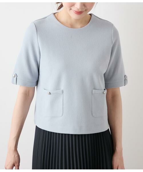 NEWYORKER / ニューヨーカー Tシャツ | カノコジャージー クルーネック半袖プルオーバー | 詳細6