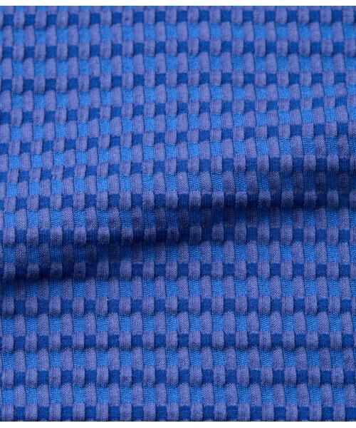 NEWYORKER / ニューヨーカー Tシャツ | 格子サッカージャカードシルケット ショルダータックカットソー | 詳細6