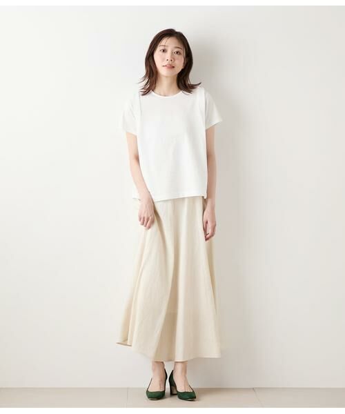 NEWYORKER / ニューヨーカー Tシャツ | 格子サッカージャカードシルケット ショルダータックカットソー | 詳細8