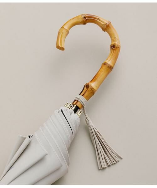 NEWYORKER / ニューヨーカー 傘 | Waterfront COKAGE+ 晴雨兼用バンブーハンドル長傘 | 詳細2