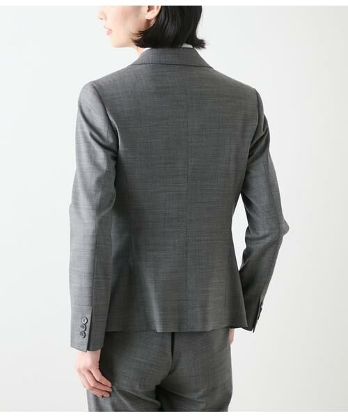 NEWYORKER / ニューヨーカー テーラードジャケット | ウールシルクピンヘッド ノッチドラペル2釦ジャケット | 詳細2