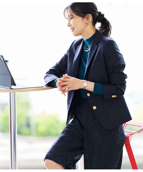 NEWYORKER / ニューヨーカー テーラードジャケット | PREMIUM CLOTH Beyond 2釦シングルブレストブレザー | 詳細17